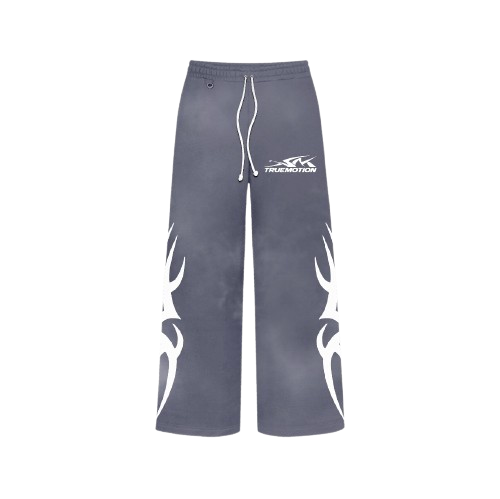 Pantalones Core Zip Hoodie Set de TRUEMOTION, diseño de calle con gráfico llamativo y ajuste cómodo.