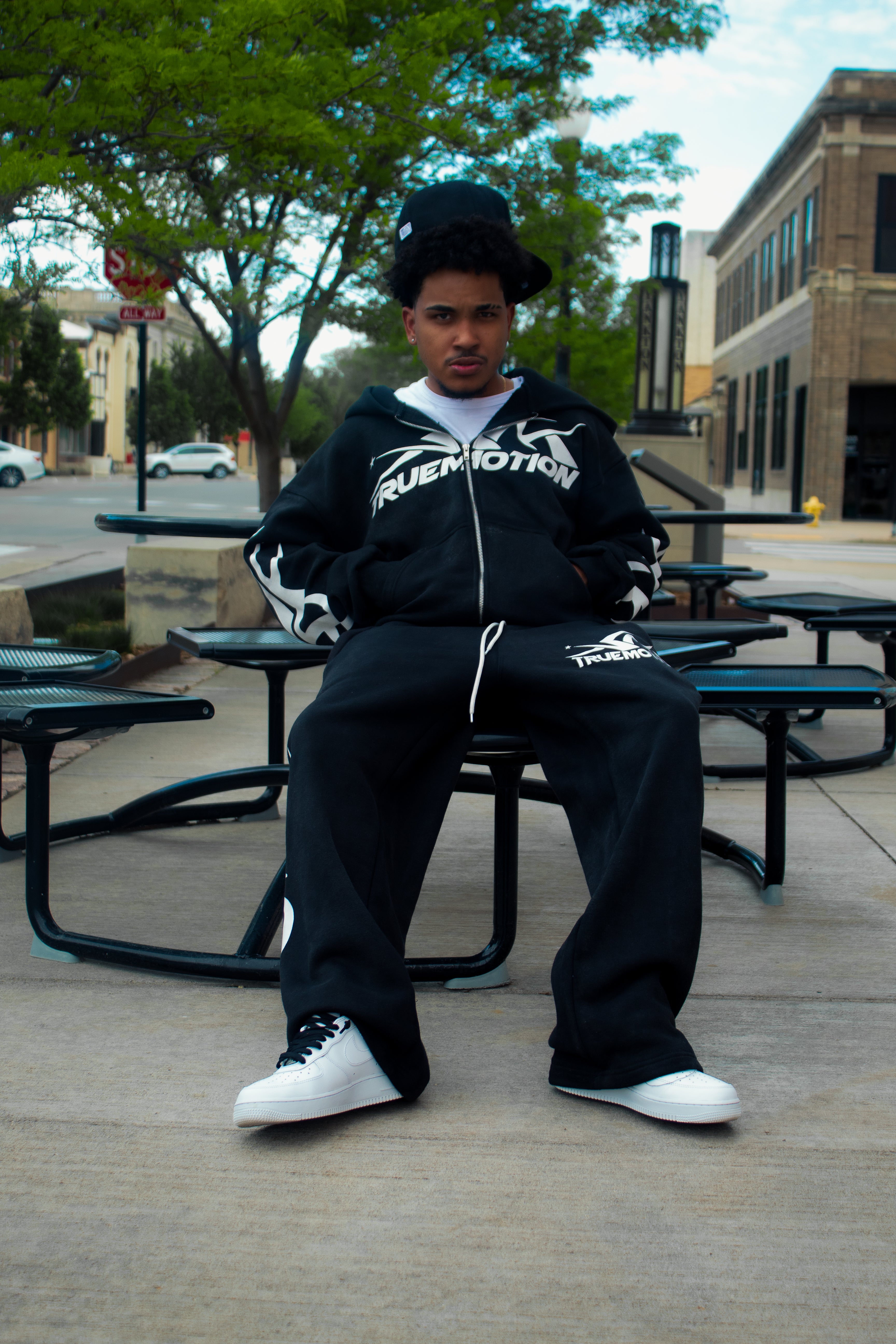 TRUEMOTION Core Zip Hoodie Set Black | Limited Drop 1of50 USA Street!!